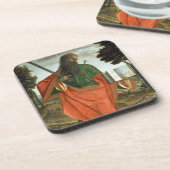 St Paul, 1520 (Öl auf Platte) Getränkeuntersetzer (Linke Seite)