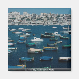 St Paul Bucht, nordwestliches Malta Magnet