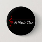 St Paul Chor Button (Vorderseite)