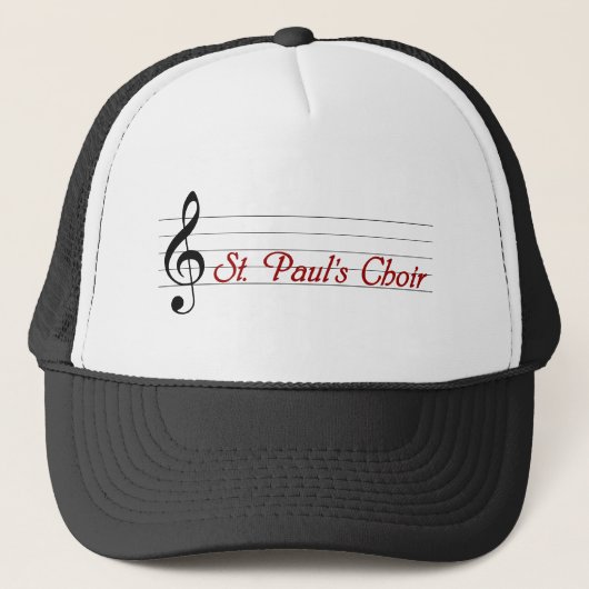 St Paul Chor Truckerkappe (Vorderseite)