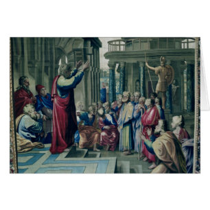 St Paul, das beim Areopagus predigt