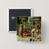 St Paul, das in Athen predigt (Cartoon für das Button (Vorne & Hinten)