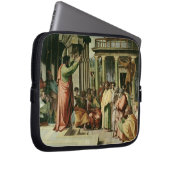 St Paul, das in Athen predigt (Cartoon für das Laptopschutzhülle (Vorne Rechts)