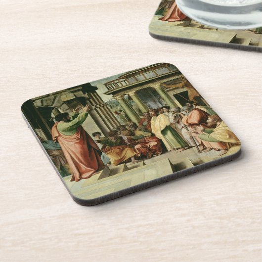 St Paul, das in Athen predigt (Cartoon für das Untersetzer (Linke Seite)