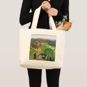 St Paul de Vence Jumbo Stoffbeutel (Vorderseite (Produkt))