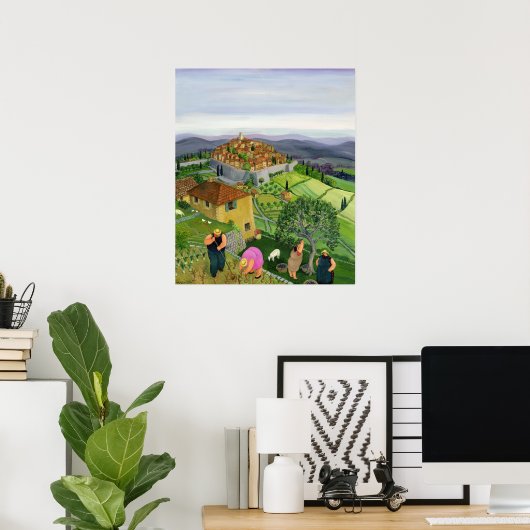 St. Paul de Vence Poster (Heimbüro)