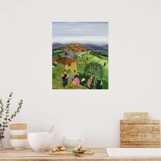 St. Paul de Vence Poster (Küche)