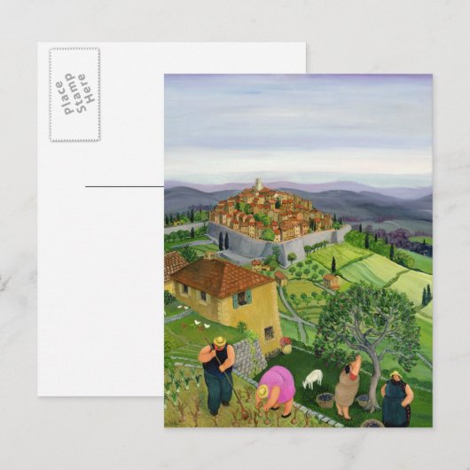 St. Paul de Vence Postkarte (Vorne/Hinten)