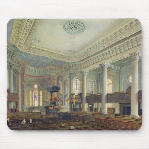 St Paul, Deptford (w/c auf Papier) Mousepad