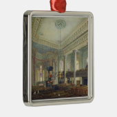 St Paul, Deptford (w/c auf Papier) Silbernes Ornament (Rechts)