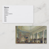 St Paul, Deptford (w/c auf Papier) Visitenkarte (Vorne/Hinten)