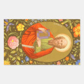 St. Paul der Apostel (PM 06) Rechteckiger Aufkleber (Vorderseite)