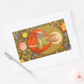 St. Paul der Apostel (PM 06) Rechteckiger Aufkleber (Umschlag)