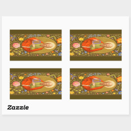 St. Paul der Apostel (PM 06) Rechteckiger Aufkleber