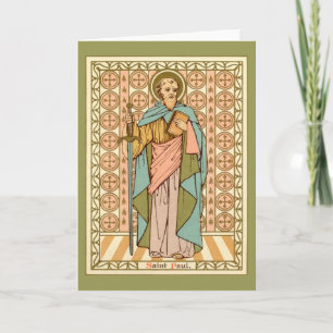St. Paul der Apostel (RLS13) Leere Grußkarte Karte