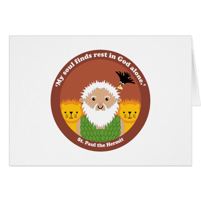 St. Paul, der Einsiedler (Vorderseite (Horizontal))