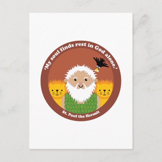 St. Paul, der Einsiedler Postkarte (Vorderseite)