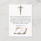 St. Paul - Gebetskarte (Flat) Visitenkarte (Rückseite)