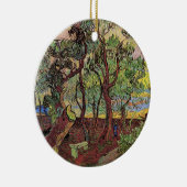 St. Paul Hospital und Garten von Vincent van Gogh Keramikornament (Rechts)