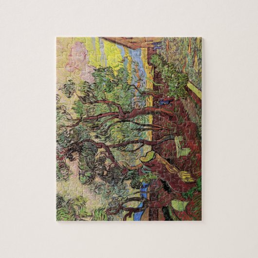 St. Paul Hospital und Garten von Vincent van Gogh Puzzle (Vertikal)