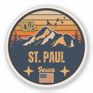 St. Paul, Iowa Aufkleber