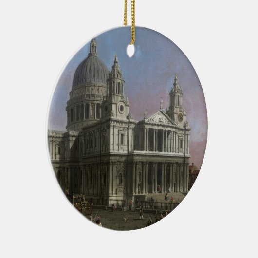 St Paul Kathedrale, 1754 (Öl auf Leinwand) Keramikornament (Rechts)