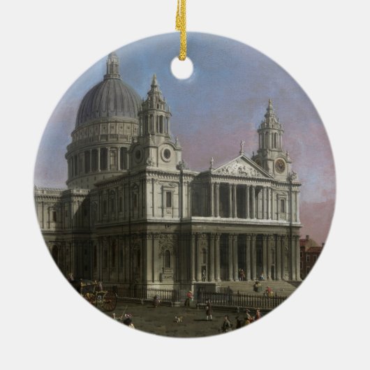 St Paul Kathedrale, 1754 (Öl auf Leinwand) Keramikornament (Hinten)