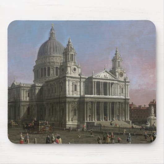 St Paul Kathedrale, 1754 (Öl auf Leinwand) Mousepad (Vorne)