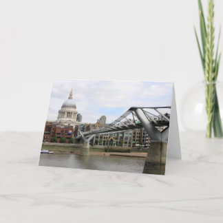 St Paul Kathedrale, von der Jahrtausend-Brücke Karte