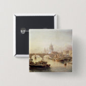 St Paul Kathedralen-und London-Brücke Button (Vorne & Hinten)