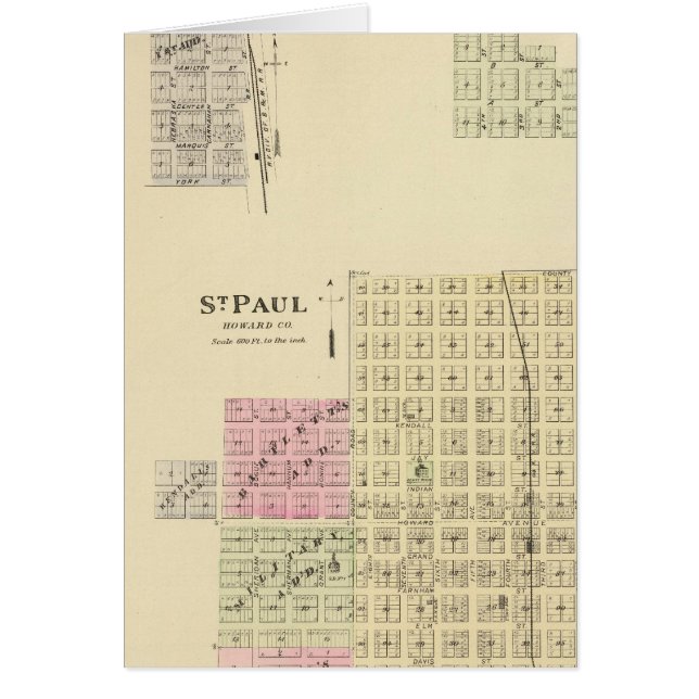 St. Paul, Marquette und St. Joe, Nebraska (Vorne)