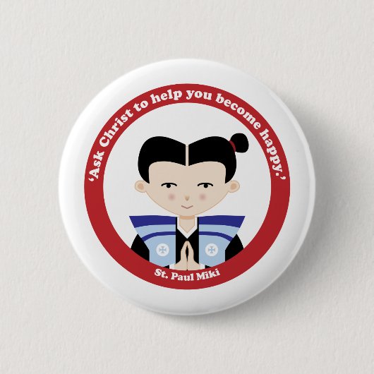 St. Paul Miki Button (Vorderseite)