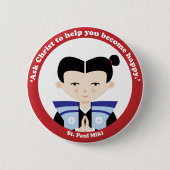 St Paul Miki Button (Vorderseite)