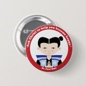St Paul Miki Button (Vorne & Hinten)