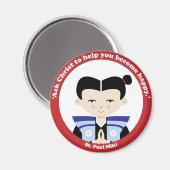 St. Paul Miki Magnet (Vorderseite/Rückseite)