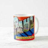 St Paul MN Greetings Kaffeetasse (VorderseiteRechts)