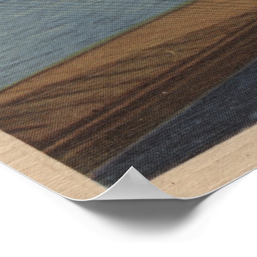 St. Paul, MN - Water Bike Race im Como Park Poster (Ecke)