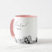 St. Paul Personalisiert Wedding Coffee Tasse (Vorderseite Links)