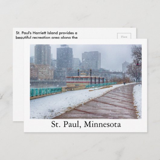 St. Paul Postkarte (Vorne/Hinten)