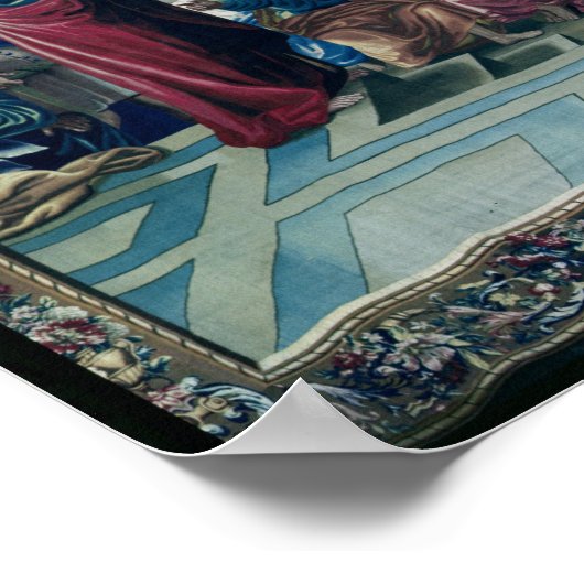 St. Paul Preaching im Areopagus Poster (Ecke)