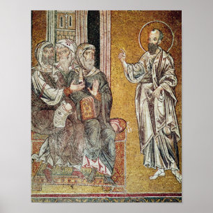 St. Paul predigt den Juden Poster
