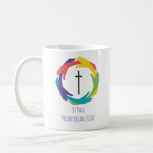 St Paul Pres Mission Mug 11 oz Kaffeetasse (Links)