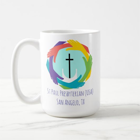 St Paul Pres Mission Mug 15 oz Kaffeetasse (Links)
