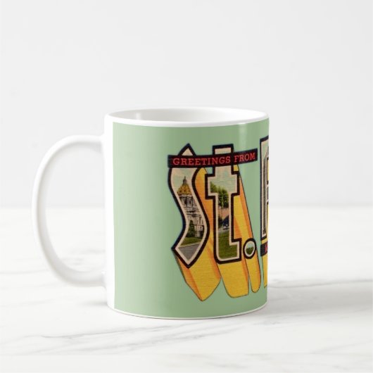 St Paul Retro Greeting Mug Kaffeetasse (Links)