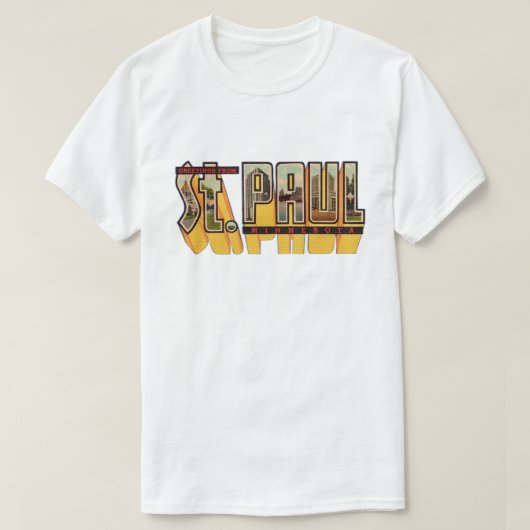 St Paul Retro Greeting T-Shirt (Design vorne)