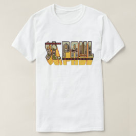 St Paul Retro Gruß T-Shirt