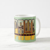 St Paul Retro-Gruß-Tasse Kaffeetasse (VorderseiteRechts)