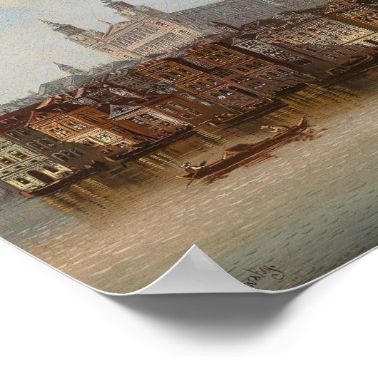 St. Paul’s Cathedral | Johann Wilhelm Jankowsky Poster (Ecke)