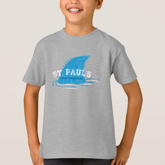 St. Paul School Shark Fin T-Shirt (Vorderseite)