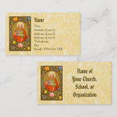 St. Paul the Apostle (PM 06) Standard Visitenkarte (Vorne/Hinten)